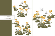 Water Lilies and Dragonflies Pattern, a Pattern Graphic by MouseGrey (Thumbnail 13 of 13)
