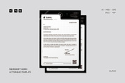 Letterhead Template - Curvo, a Stationery Template by fakhroo (Thumbnail 1 of 3)