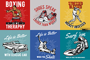 100 unique Vintage design collection, an Education Illustration by The BolzStudio (Thumbnail 2 of 18)