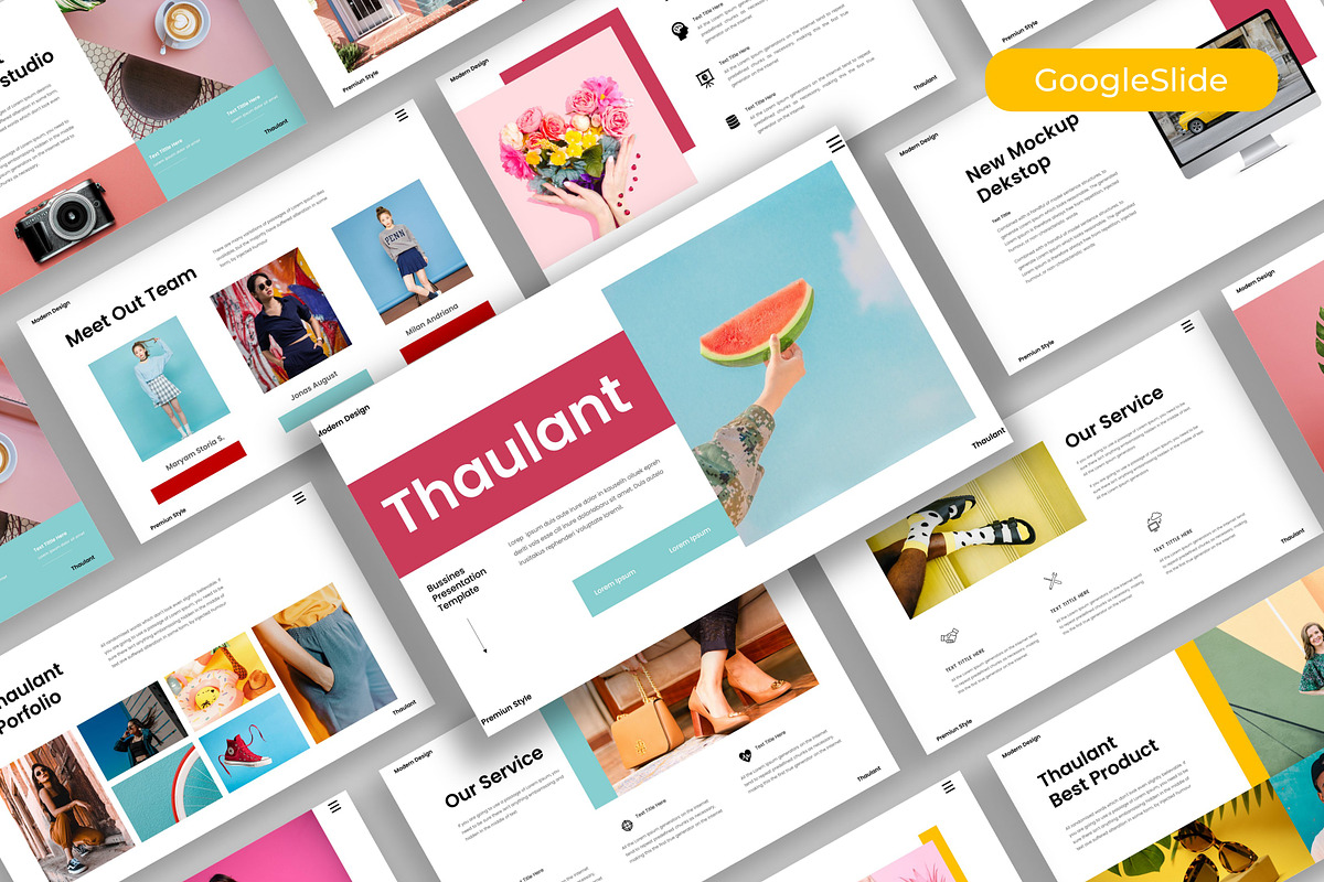 Thaulant – Business Google Slide, a Presentation Template by kreatifreya (Photo 1 of 5)