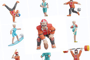 3D Character Sports Pack, a Characters & Person 3D Model by orenjidesign (Thumbnail 7 of 7)
