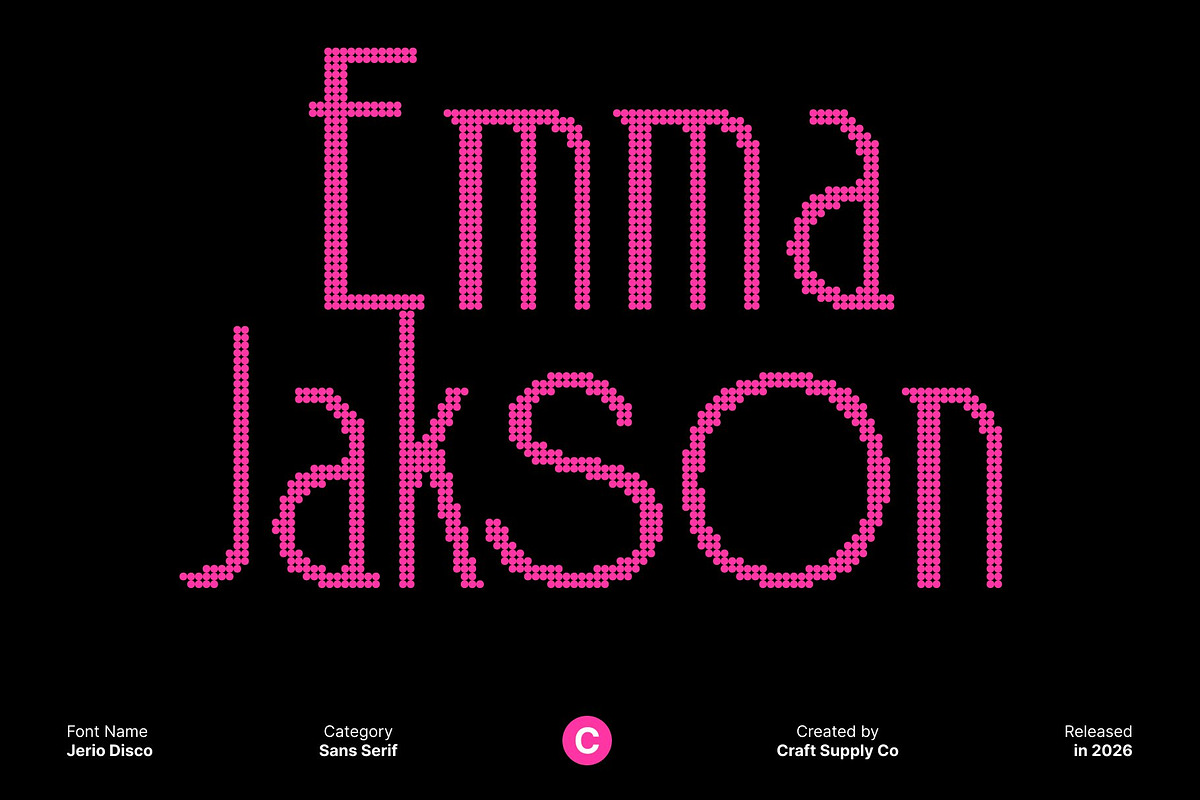 Jerio Disco, a Sans Serif Font by Craft Supply Co. (Photo 4 of 8)
