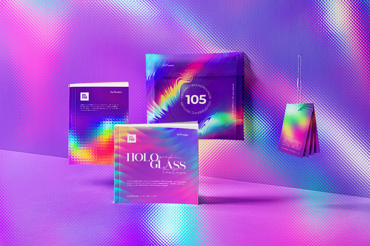 Holographic Glass. Abstract Texture, a Texture Graphic by Julie&Taily (Photo 18 of 27)