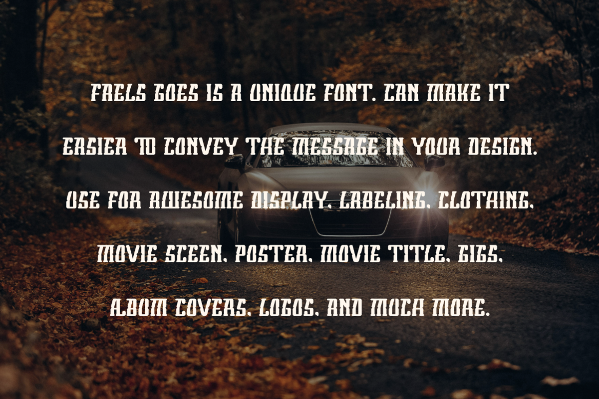 Faels Goes, a Slab Serif Font by Viswal Studio (Photo 2 of 6)