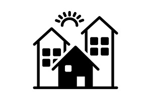 Properties belongin solid icon, a Solid Icon by Creative priyanka