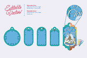 Christmas Gift Tag - Merry Mistletoe, a Card Template by diary.bari (Thumbnail 5 of 8)