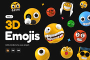 3D Emoji Icons, an Emoji Icon by Vectors Market (Thumbnail 1 of 11)