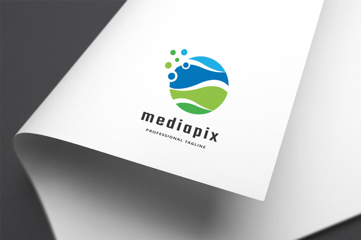 Media Pixel Logo, a Branding & Logo Template by Design_Planet
