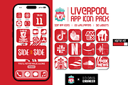 Liverpool Icon Pack | Home Kit, an Icon by IconsEngineer (Thumbnail 1 of 11)