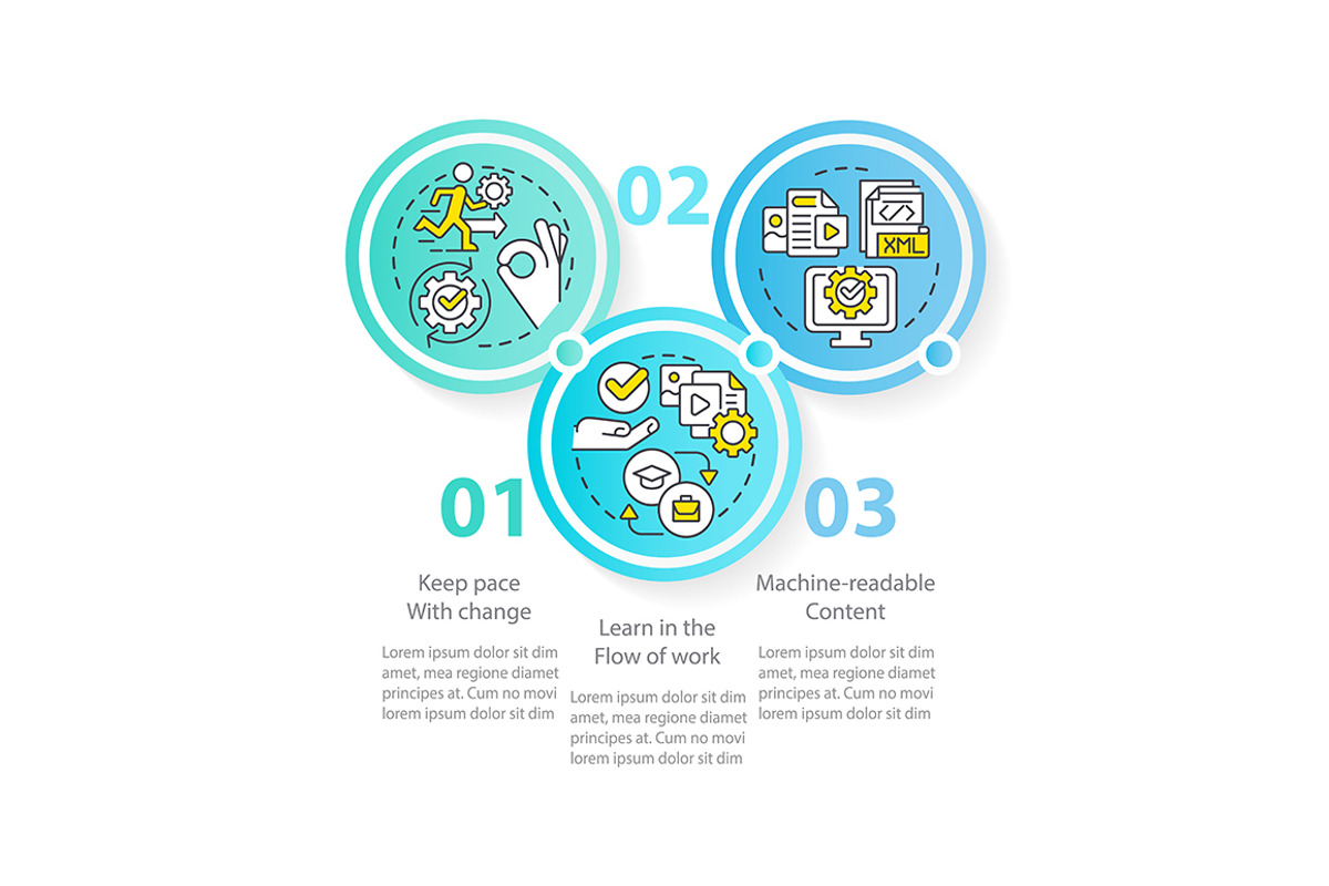 Key principles circle infographic, a Templates & Theme by IMG Visuals