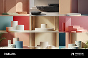 Podiums. 71 images, a Decorative Illustration by Handmadefont (Thumbnail 14 of 14)