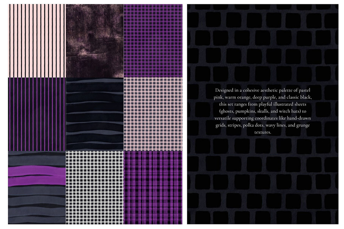 70 Hand-Drawn Halloween backgrounds, a Background Graphic by PaperJamLab (Photo 13 of 14)