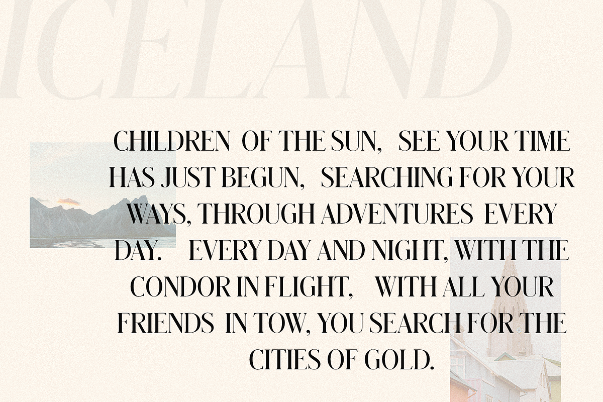 HOPELANDIC Modern Serif, a Serif Font by ALunadoki Design (Photo 6 of 8)