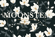 Moonstem — Seamless Floral Pattern, a Pattern Graphic by Mariia Kovalchuk (Thumbnail 1 of 10)