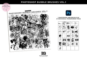 Photoshop Bubble Brushes Vol1