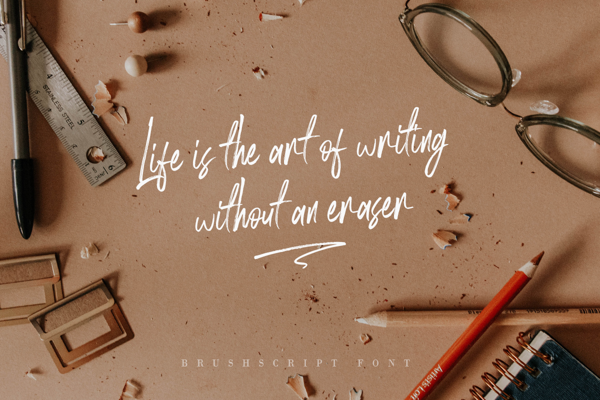 Rose Brown - Brush Script, a Script Font by Youthlabs Studio (Photo 10 of 15)