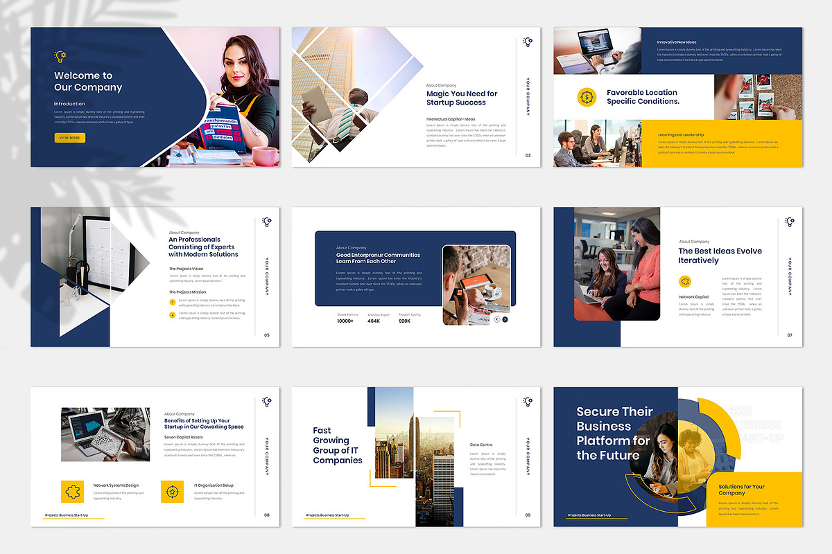 Project PPTX Presentation Template