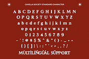 Cavella Society, a Serif Font by Black Junst (Thumbnail 7 of 10)