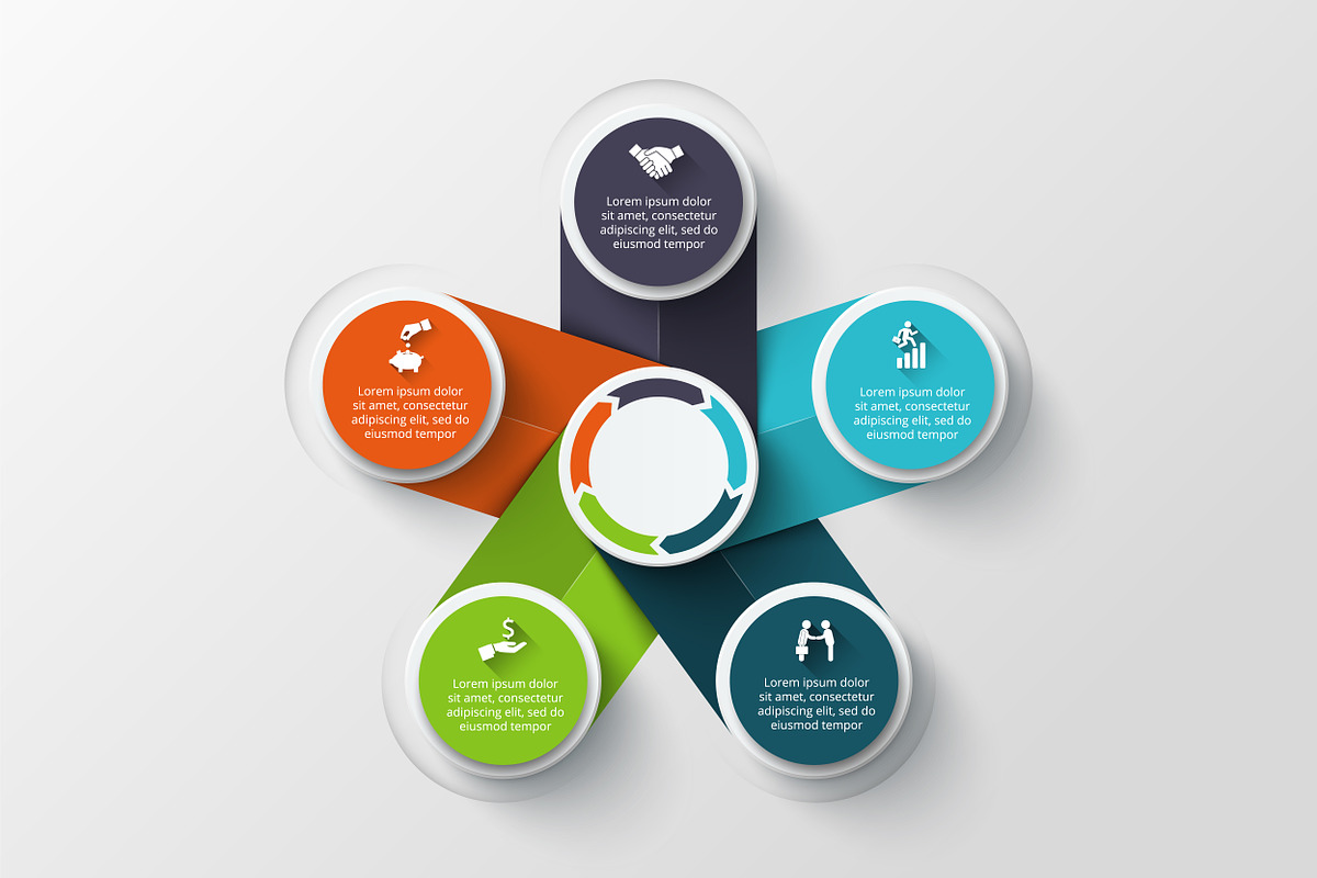 Infographics template set v.19, a Presentation Template by Abert (Photo 5 of 8)