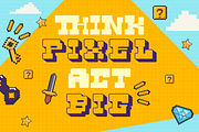 Synth Pixel - Y2K Game Font, a Font by PutraCetol Studio (Thumbnail 4 of 5)