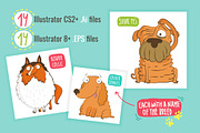 Adorable dog collection ♥ (+BONUS!), an Illustration by Zhe Vasylieva (Thumbnail 2 of 4)