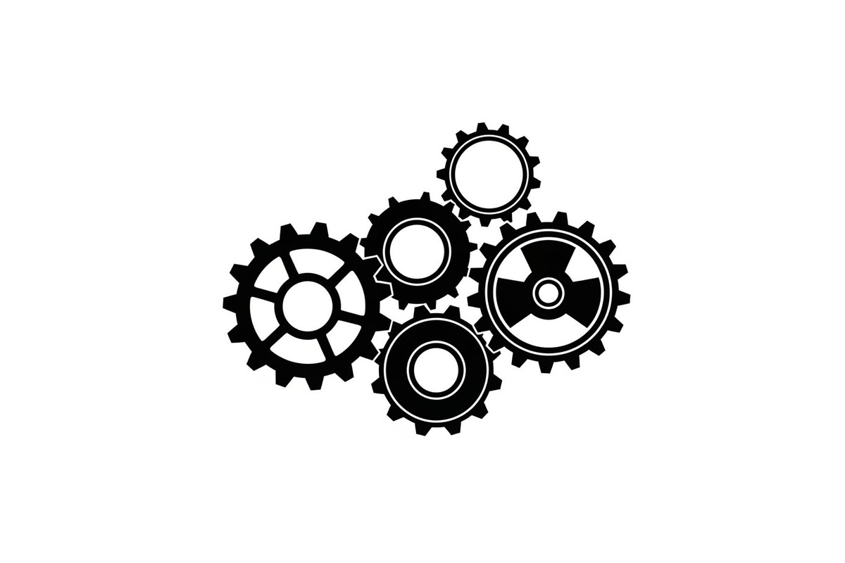 Gear & Cogwheel Silhouette Vector Bu, an Illustration by jahid234 (Photo 37 of 51)
