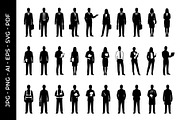 People Silhouettes Vector Collection, a Person Illustration by nandinigraphics (Thumbnail 2 of 5)