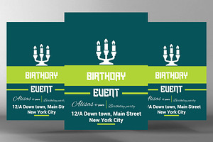 Birthday Flyer, a Flyer Template by PenciGraphics