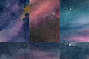 BUNDLE | Watercolor Backgrounds, a Texture Illustration by ArtbyHien (Thumbnail 4 of 15)