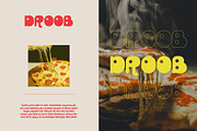 DROOB - Display Font, a Sans Serif Font by Boril Std (Thumbnail 5 of 13)