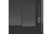 Two White Yoga Hiking Mats 3D Model, an Object 3D Model by rebrandy (Thumbnail 6 of 9)