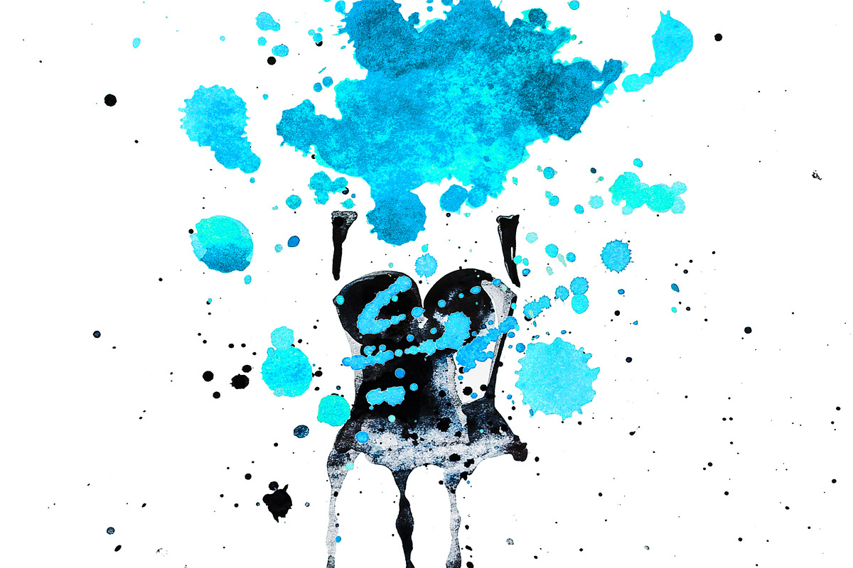 Watercolor corset, a Texture Illustration by Graphics, Presets, Photos (Photo 5 of 8)
