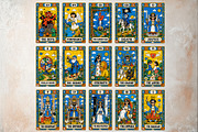 Sunny Doodle Yellow Tarot Cards, a Decorative Illustration by ThatsDesignArt (Thumbnail 5 of 10)