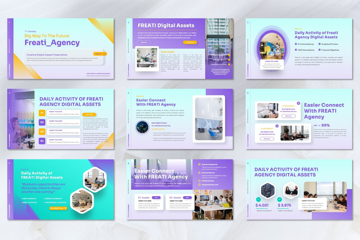 Freati - Creative Digital Powerpoint, a Presentation Template by Dhabee (Photo 6 of 7)