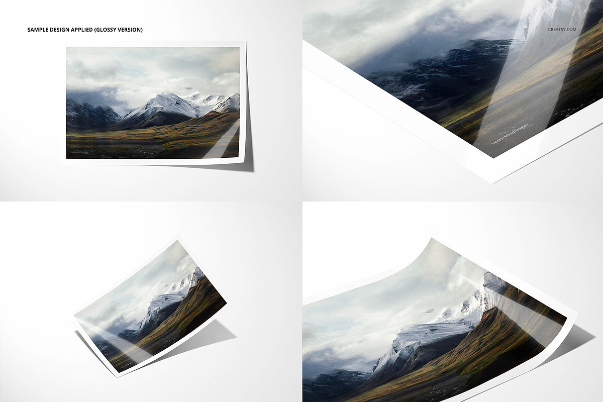 Glossy & Matte Photo Print Mockup, a Product Mockup by creatsy5 (Photo 9 of 12)