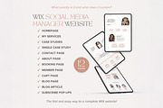 Wix Template Social Media Manager, a Wix Template by vectorocean (Thumbnail 3 of 11)