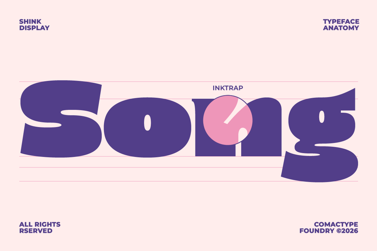 Shink - Heavy Display Typeface, a Sans Serif Font by Comactype Foundry (Photo 3 of 12)