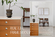 51 Frame Mockups - Vintage Furniture, a Product Mockup by ArtwithFrame (Thumbnail 5 of 50)