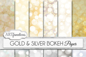 GOLD & SILVER BOKEH