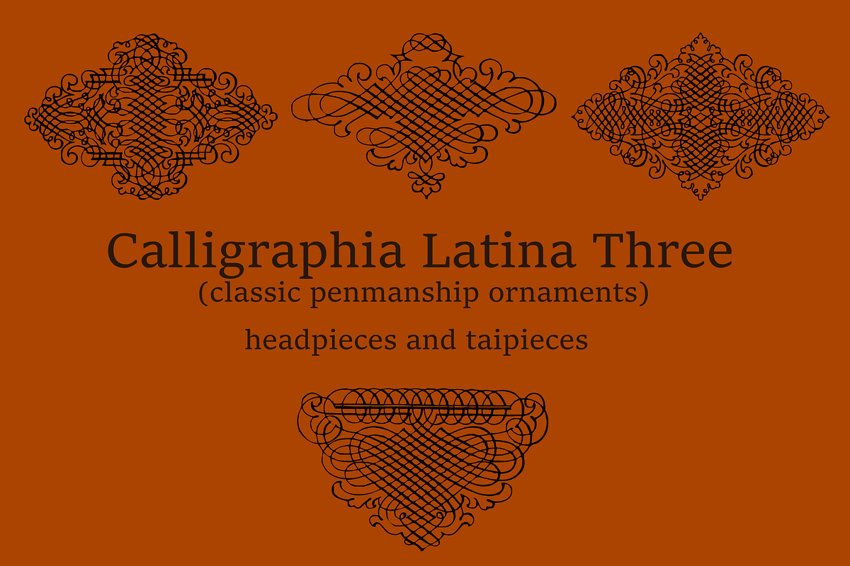 Calligraphia Latina Three, a Symbol Font by Intellecta Design (Photo 1 of 3)