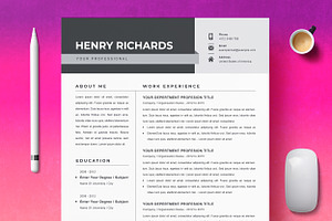 Resume Template Officer CV Design