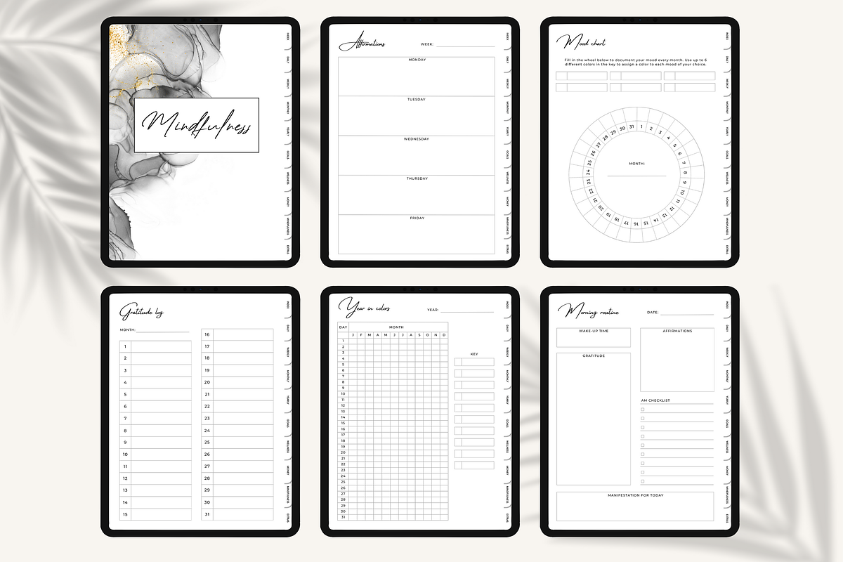 Undated Digital Planner for Goodnotes preview 7