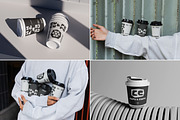 50+ Coffee Cup Mockups, a Mockup by Vitora Mockup (Thumbnail 4 of 15)