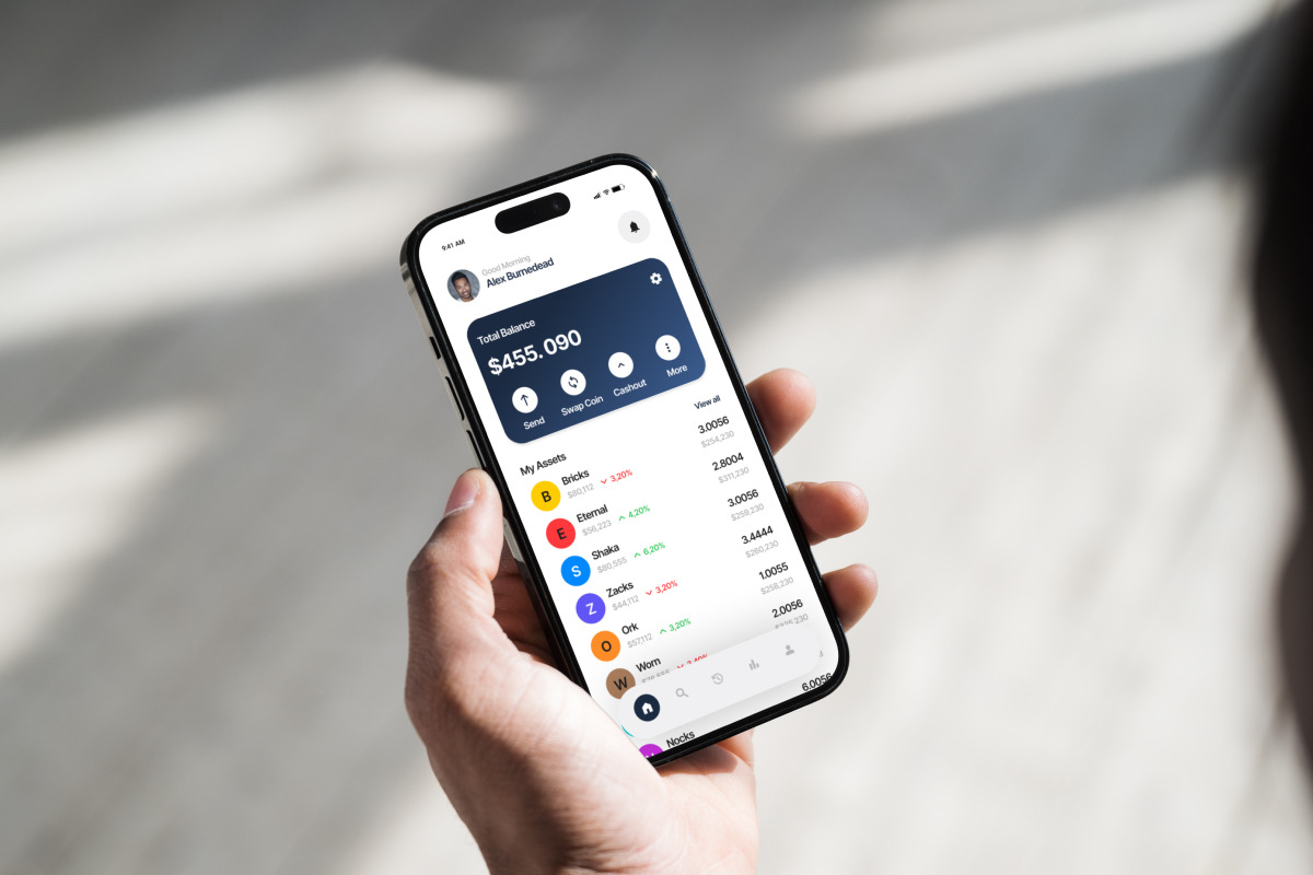 Cryptha - Web3 Wallet Mobile, an App Template by productype1 (Photo 3 of 5)