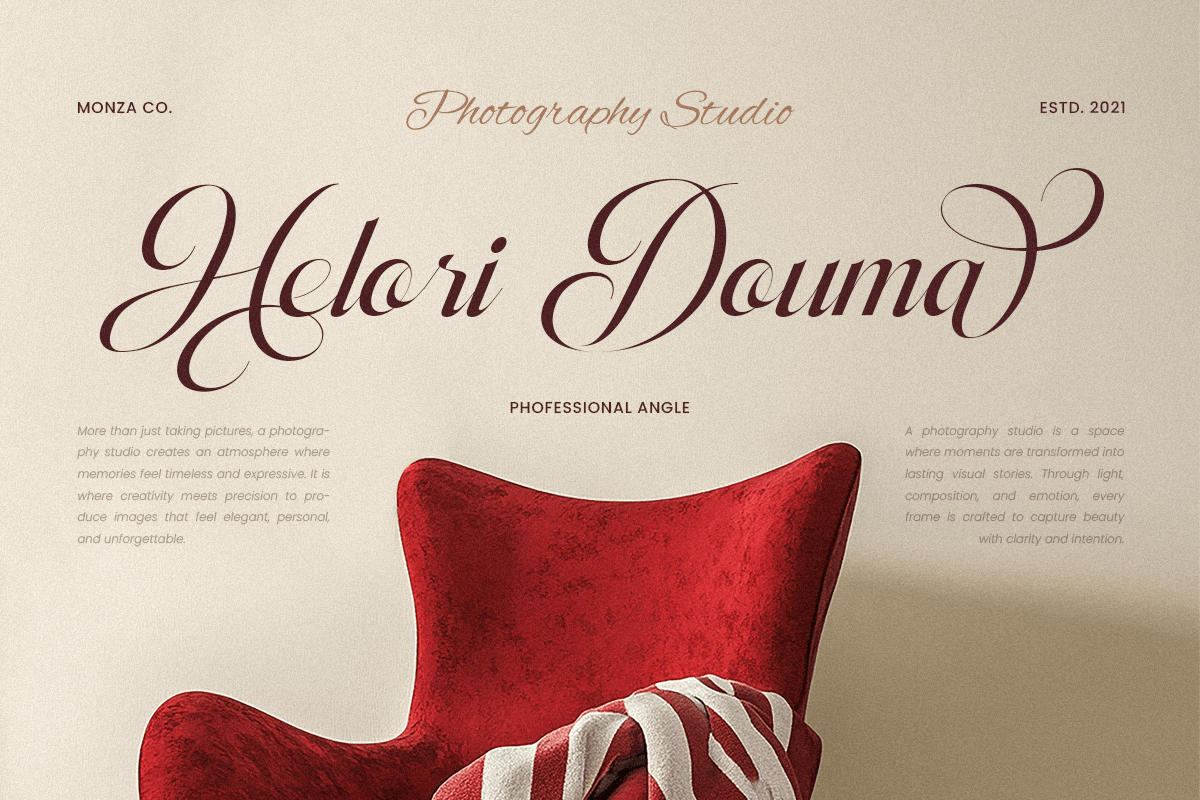 Amoura - Elegant Luxury Script Font, a Script Font by Sensatype (Photo 8 of 13)