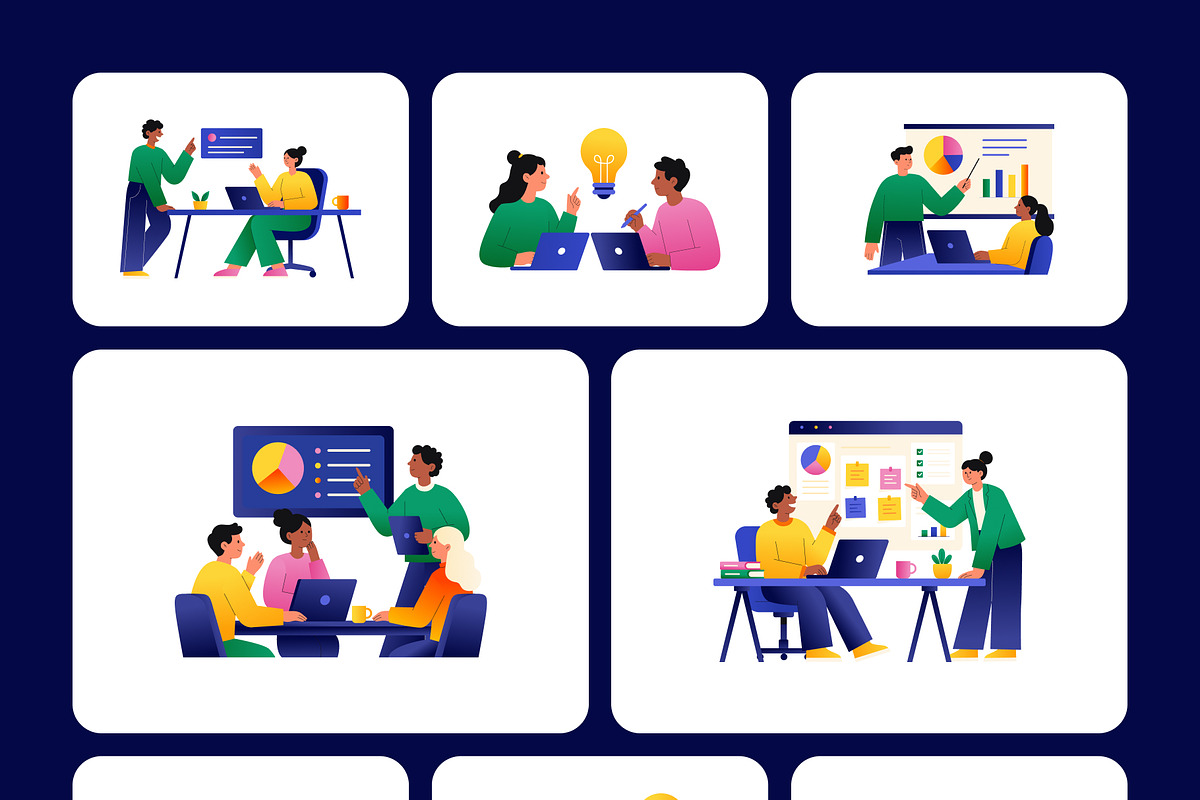 90 Work Flat Bundle, a Work Illustration by Prosymbols (Photo 7 of 10)