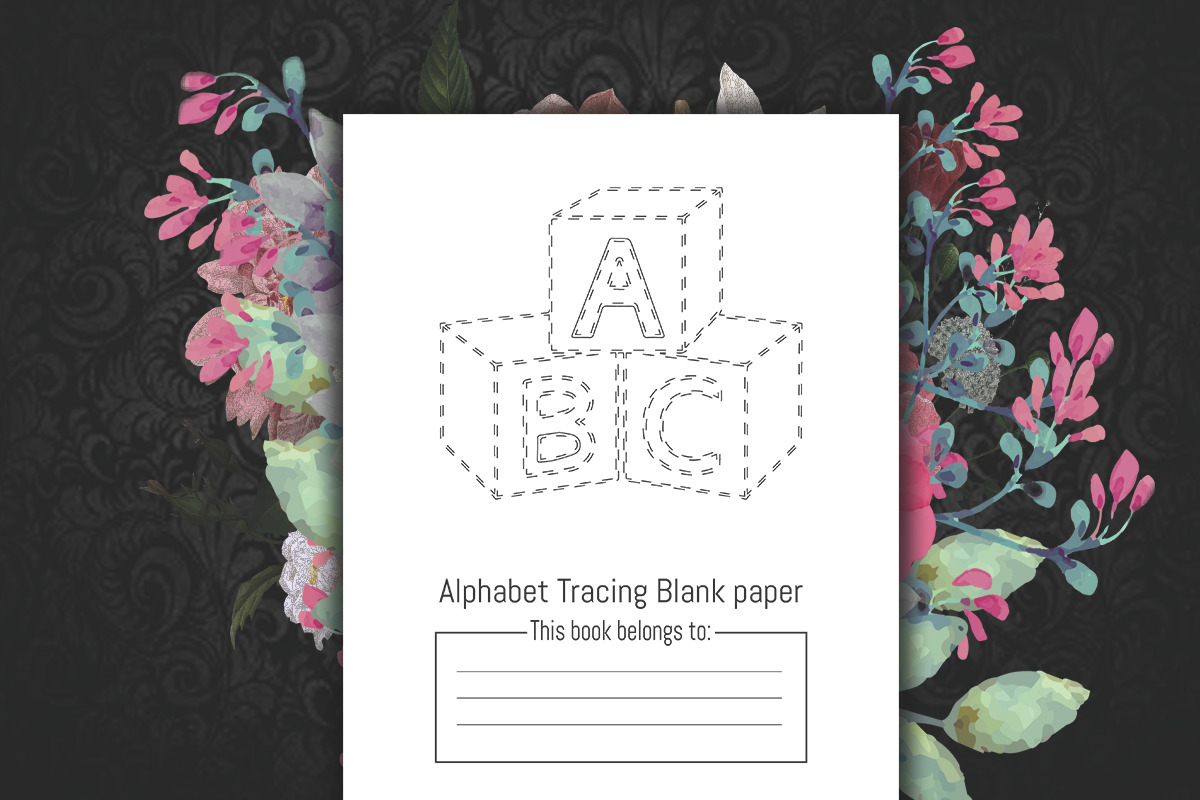 Alphabet Tracing Blank Paper