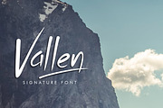 Vallen, a Script Font by khurasan (Thumbnail 1 of 7)
