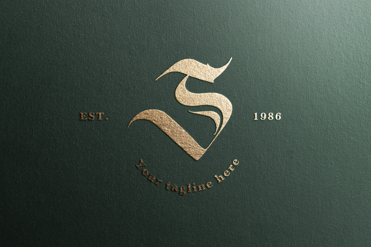 S callygraphic logotype, a Branding & Logo Template by Alexandra De Angelis (Photo 1 of 5)