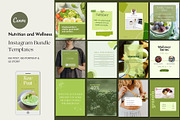 Nutrition Coach Instagram Canva Kit, a Social Media Template by Deepa Template Studio (Thumbnail 2 of 12)